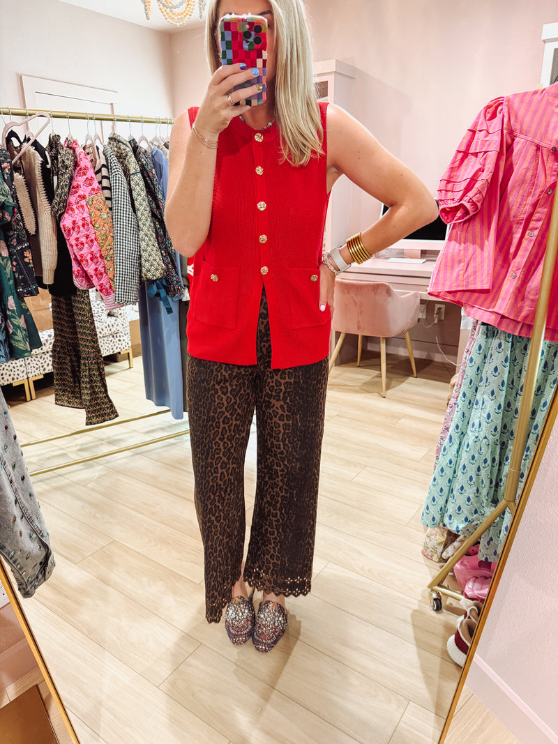 The Margot Top// Red