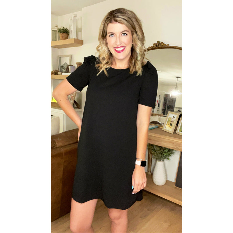 Business As Usual Dress-Black